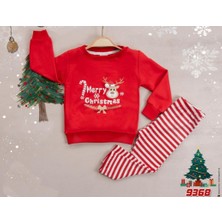 My Bella Merry Christmas Yazılı Unisex Çocuk Yılbaşı Ikili Takım