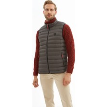 Danger Erkek Slim Fit Şişme Yelek Antrasit - 305DNGR