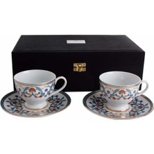 Porland Perçem Çay Fincan Takımı 4 Parça