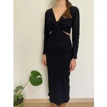 Wish&Moon Cutout Midi Elbise