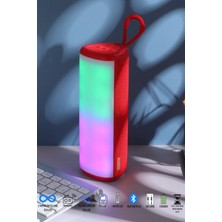 Tg Bluetooth Hoparlör Kablosuz Hoparlör Ses Bombası Extre Bass Yüksek Ses Ritim LED Işık Aux USB