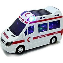 Oyuncak Ambulans Araba Sesli Işıklı