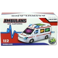 Oyuncak Ambulans Araba Sesli Işıklı