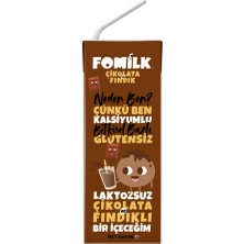 Fomilk Çikolata & Fındık Sütü 200 Ml Glutensiz Bitkisel Bazlı Laktozsuz Vegan