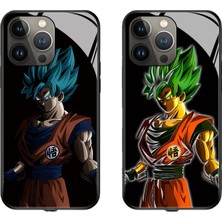 Douler Apple IPHONE12 Gelen Çağrı Yedi Renkli Flaş Anti-Sonbahar Anime Dragon Ball Goku Cep Telefonu Kılıfı (Yurt Dışından)