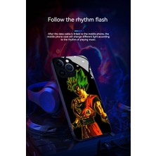 Douler Apple IPHONE12 Gelen Çağrı Yedi Renkli Flaş Anti-Sonbahar Anime Dragon Ball Goku Cep Telefonu Kılıfı (Yurt Dışından)