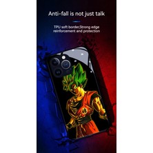 Douler Apple IPHONE12 Gelen Çağrı Yedi Renkli Flaş Anti-Sonbahar Anime Dragon Ball Goku Cep Telefonu Kılıfı (Yurt Dışından)