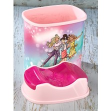 KaktüsKedi Barbie Lisanslı 5.5 Lt Çöp Kovası 714541