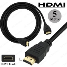 BK Teknoloji 5 Metre Yüksek Kalite HDMI Erkek-Erkek Kablo Ethernet 3D Full Hd 1080P