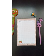 KarÇiBasım Çilek A5 Noktalı Notluk / Not Defteri / Bloknot / Memopad