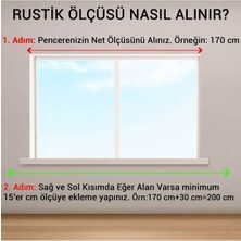 Mge Home Raysız Ahşap Rustik Perde Askısı