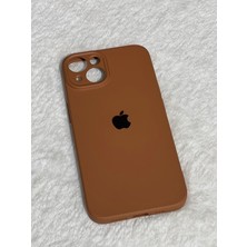 Gritty iPhone 14 Plus Uyumlu Kamera Korumalı Logolu Lansman Telefon Kılıfı