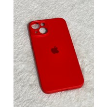 Gritty iPhone 14 Plus Uyumlu Kamera Korumalı Logolu Lansman Telefon Kılıfı