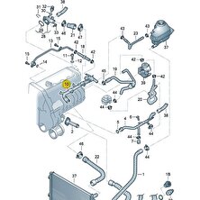 After Vw Passat B5.5 2001-2005 1.6 Alz Motor Soğutma Suyu Borusu Sac 06B121071AD