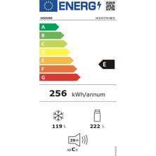 Hoover HOCE3T618ES Kombi No-Frost Buzdolabı