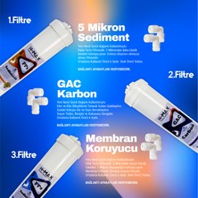 H-Max Inline Kapalı Kasa Su Arıtma Cihazı Ilk 3 Filtre - 0052