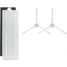 Srfn Ticaret Xiaomi Essential Mjstg1 Vacuum Mop Uyumlu 2 Adet Hepa Filtre 2 Adet Yan Fırça