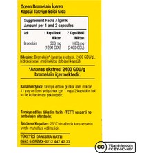 Ocean Bromelain 30 Kapsül