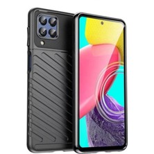 Microcase Samsung Galaxy M33 5g Thunder Serisi Darbeye Dayanıklı Silikon Kılıf - Siyah