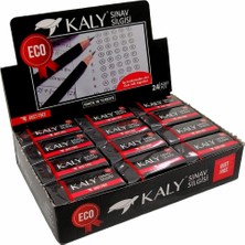 Kaly 24 Adet Siyah Sınav Silgisi ART.594 (1 Paket)