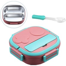 HaiTun 550 ml Kapak Seyahat Snacks Konteyner Paslanmaz Çelik Açık Piknik Çocuklar Bebek Gıda Depolama Öğle Yemeği Kutusu Kayma Taşınabilir Bento | Öğle Yemeği Kutuları (Yurt Dışından)