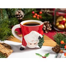 English Home Tiny Santa Dolomite Yılbaşı Kupa 70 ml Kırmızı