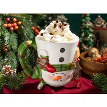 English Home Yılbaşı Funny Snowman Dolomite Kupa 300 ml Renkli