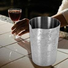 HaiTun Paslanmaz Çelik Karıştırma Fincan 500 ml Kokteyl Kupası Moskova Zar Kupası Bartending Aracı Bar Kokteyl Cam Kahve Süt Çay Kupası Karışımı G | Kokteyl Cam (Yurt Dışından)