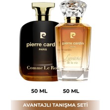 Pierre Cardin Lumiere De La Vie Edp 50 ml Kadın Parfüm ve Comme Le Roi Edp 50 ml Erkek Parfümü Seti