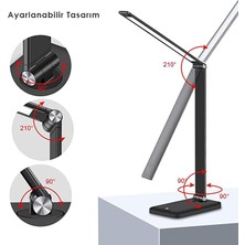 Technojet Dokunmatik Seviye Ayarlı Masa Lambası Ofis Dekorasyon LED Aydınlatma Okuma ve Çalışma