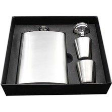 HaiTun Huni Bardakları ile 8 Oz Hip Şişesi Seti En Iyi Adam Groomsman Sızdırmaz Kamp Yürüyüş Açık Alkol Paslanmaz Çelik Viski Hediye Kutusu | Kalça Şişeleri (Yurt Dışından)