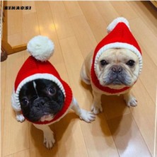 HaiTun Sonbahar Kış Pet Cosplay Dıy Cap Noel Sıcak Küçük Kedi Şapka Pug Köpek Aksesuarları Küçük Orta Büyük Köpekler Için Kostüm Dekor | Köpek Kapakları (Yurt Dışından)