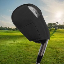 Tasteful Golf Siyah İçin Koruyucu Pu Deri Golf Kulübü Kapağı ile Baş Kapak (Yurt Dışından)