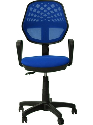 Msy Fence Mavi Fileli Ofis Büro Öğrenci Çalışma Koltuğu - Sandalyesi Ergonomik