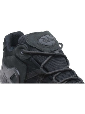 Su Geçirmez Deri Siyah Tactical Erkek Ayakkabı P1493NS