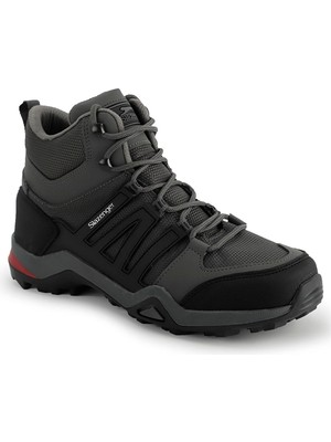 Slazenger Goat Erkek Kışlık Spor Bot Ayakkabı Gri Tabanı Thermo Malzeme ile Outdoor Kullanıma Uygun