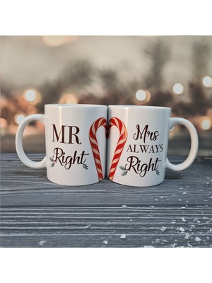 Pekshop Mr Right Mrs Always Right Kupa Takımı - Yılbaşı Hediyesi