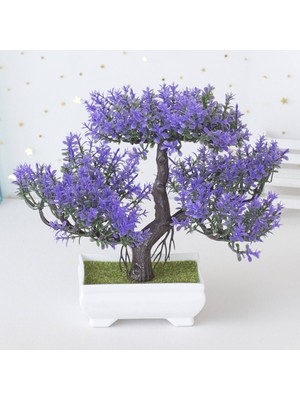 Gorgeous Yapay Bitkiler Bonsai Küçük Ağaç Saksı Sahte Bitki Çiçekler Saksı Sahte Bonsai Ev Odası Masa Otel Bahçe Dekor Için A