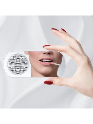 Gorgeous LED Dijital Saat, Bluetooth Hoparlör Için Çalar Saat, Fm Radyo Ayna Saat, Aile Ofisi Seyahat Masa Saati (Siyah)(Yurt Dışından)