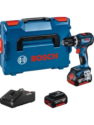 Bosch Gsb 18V-90 C Darbeli Akülü Vidalama 2 Li-on Akü ile 64 Nm Yüksek Tork ve 13 mm Mandren