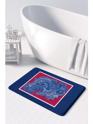 Monnhein  Mikrofiber Banyo Paspası, Kaymaz Taban, Makinede Yıkanabilir, Banyo Halısı (50X80)