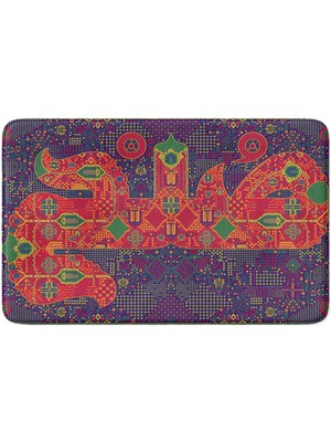 Monnhein  Mikrofiber Banyo Paspası, Kaymaz Taban, Makinede Yıkanabilir, Banyo Halısı