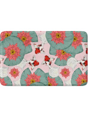 Monnhein  Mikrofiber Banyo Paspası, Kaymaz Taban, Makinede Yıkanabilir, Banyo Halısı