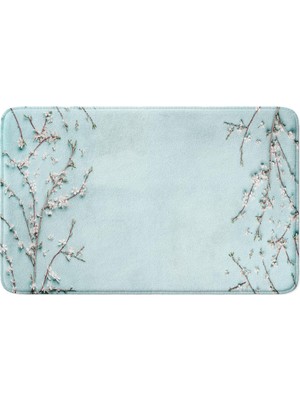 Monnhein  Mikrofiber Banyo Paspası, Kaymaz Taban, Makinede Yıkanabilir, Banyo Halısı