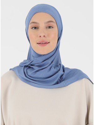 Ecardin Viskon Scarfs - Kot Mavi - Ecardin