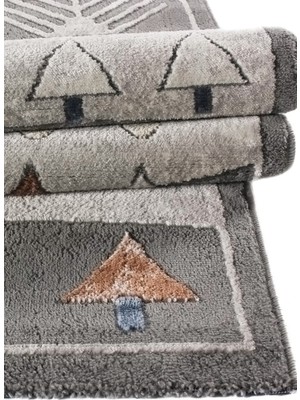 Konfor Halı Konfor Motto Kids 4583 Modern Dokuma Çocuk Halısı 80 x 150 cm
