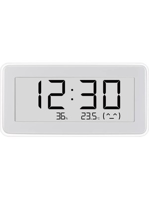 Xiaomi Sıcaklık ve Humidity Monitor Pro, Sıcaklık Nemi, Bluetooth Ile, Ekran Saat Göstergesi, Beyaz, Italyan Versiyonu, LYWSD02MMC