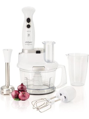 Arzum AR1004 Blender Seti, 800ML ve 1.5l Hazne, 1000W, Beyaz