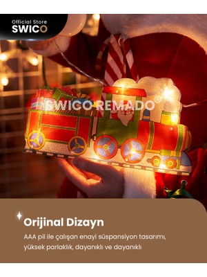 Swico Remado Vantuz Kancalı Noel Pencere Asma Işıkları (Yurt Dışından)