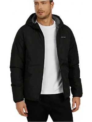 Lumberjack SN55 Lucas Coat Erkek Mont - Siyah